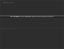 Tablet Screenshot of kwico.com
